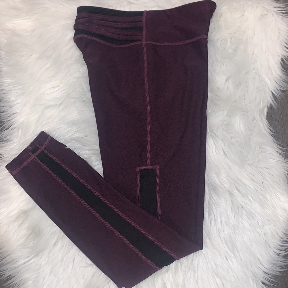 Zella Girls High Waisted Performance Leggings w/Mesh Side Panel Size XL (14/16)